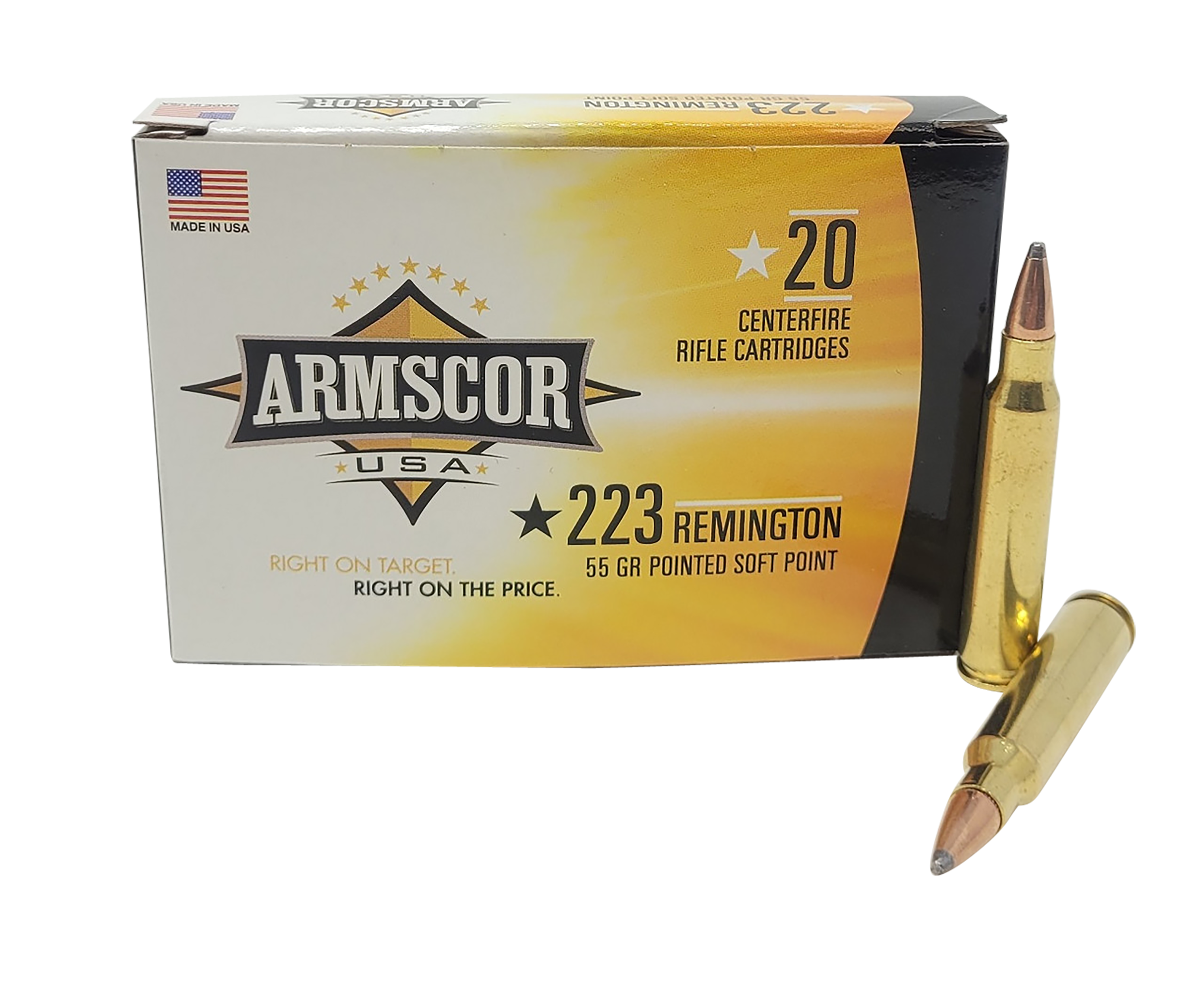Armscor Target Rifle Ammo 223 Rem. 55 gr. PSP 20 rd.
