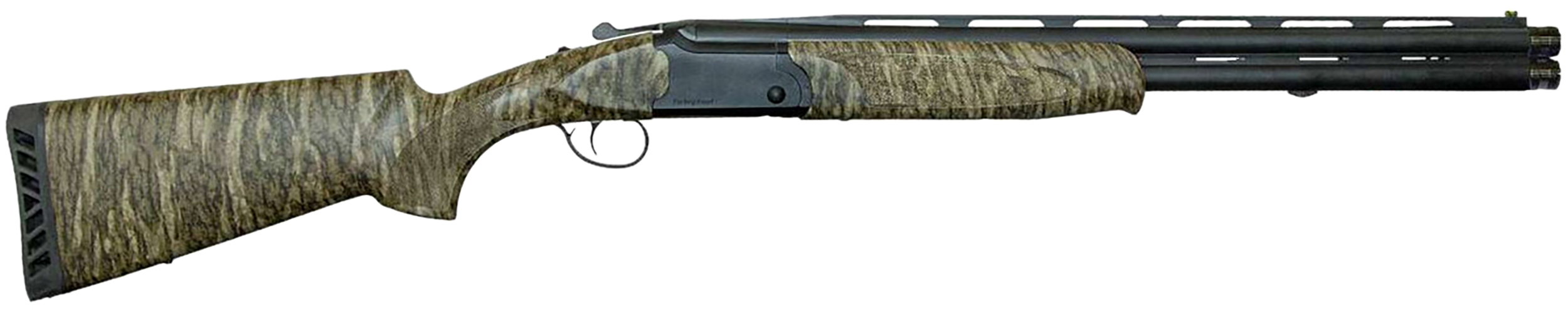 American Tactical Inc. Turkey Fowl 12GA, 28in. Barrel, 2rd, Mossy Oak Bottomland Camo Stock & Forend - Black (ATIGKOF12TF28C)
