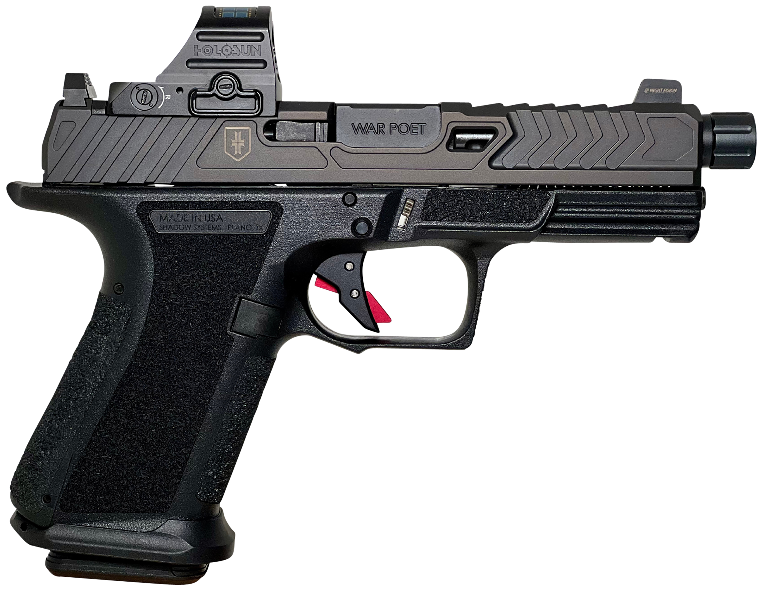 Shadow Systems MR920 9mm 4.5in Threaded Barrel Semi Auto Pistol WP FLTD