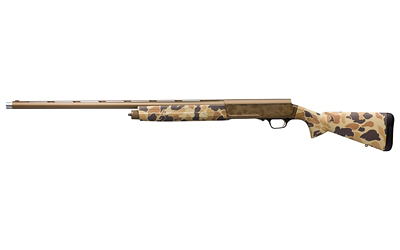 Browning A5 Wicked Wing 12 Gauge 28 Inch 4 Round Burnt Bronze Cerakote Tan Camo - 0119072004 - 023614997511