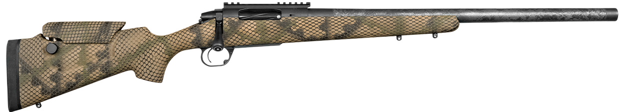 Proof Research 135587 Tundra TI 300 PRC 4+1 24" Threaded Carbon Fiber Wrapped, Black Titanium Action, TFDE Fixed w/Adjustable Cheek Rest Stock, TriggerTech Trigger