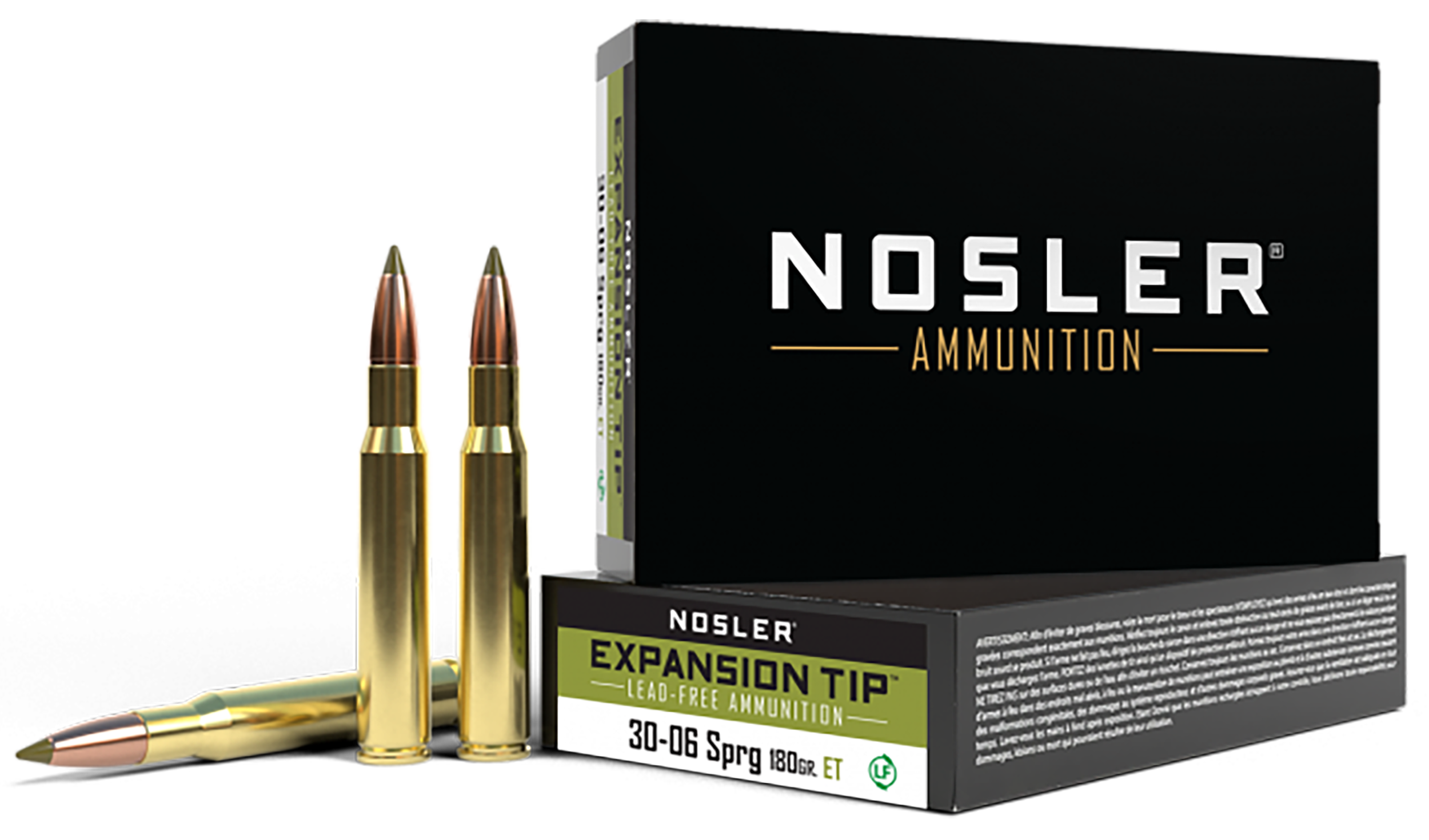 Nosler Expansion Tip Rifle Ammunition 30-06 SPRG 180 gr. ET SP 20 rd.