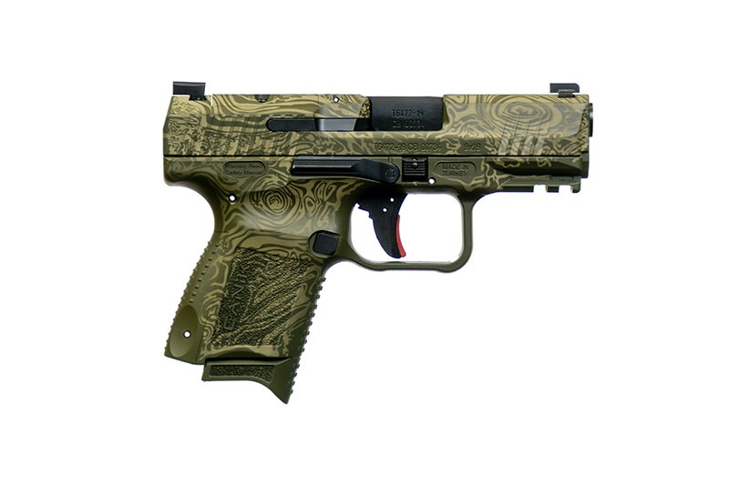 Canik TP9 Elite Sub Compact-Blem, 9mm Luger, 3.6in. Barrel, 15rd - Green (HG5610DG-G)