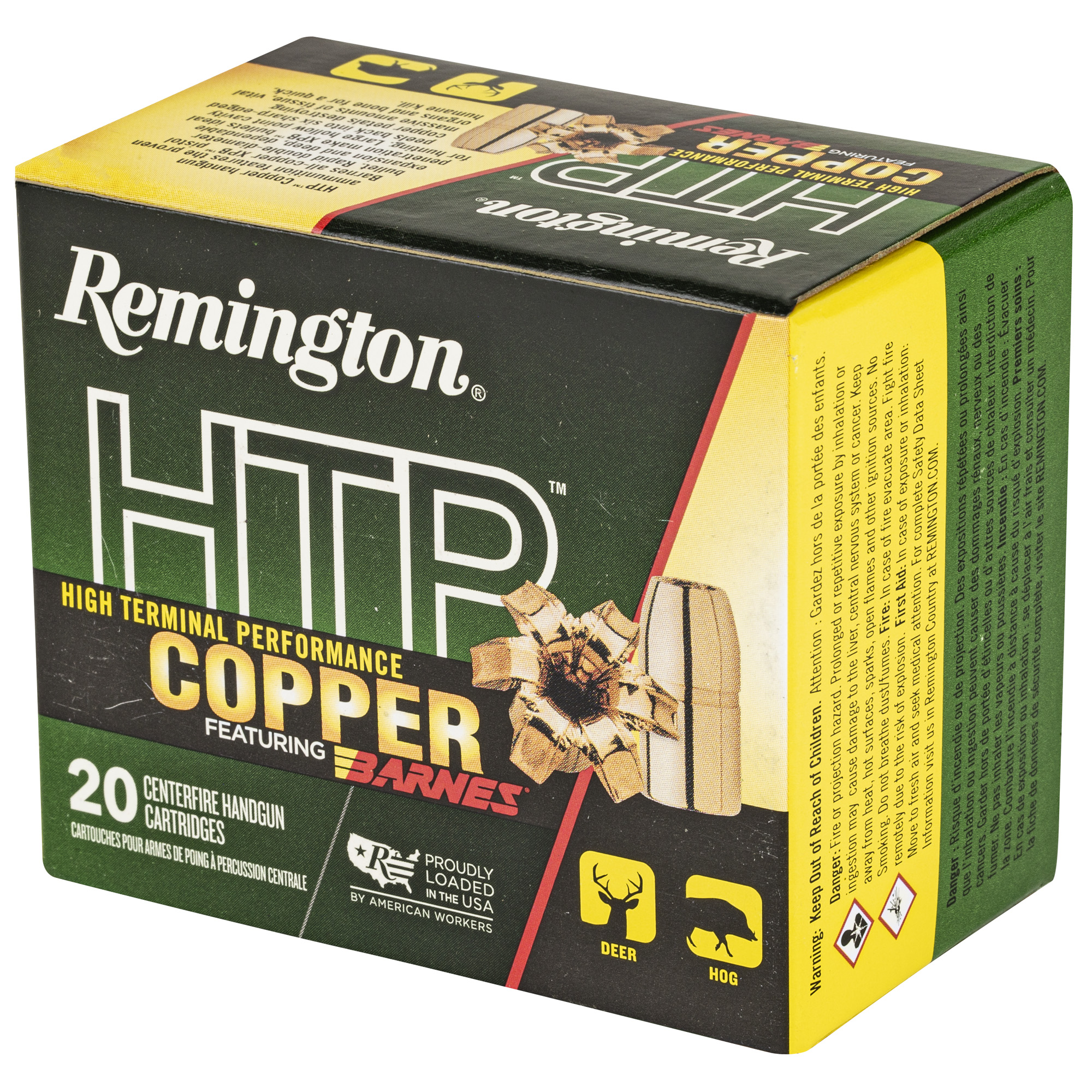 Remington Htp Cpr 10mm Copper Plated Round 155 Grain 20 Rounds