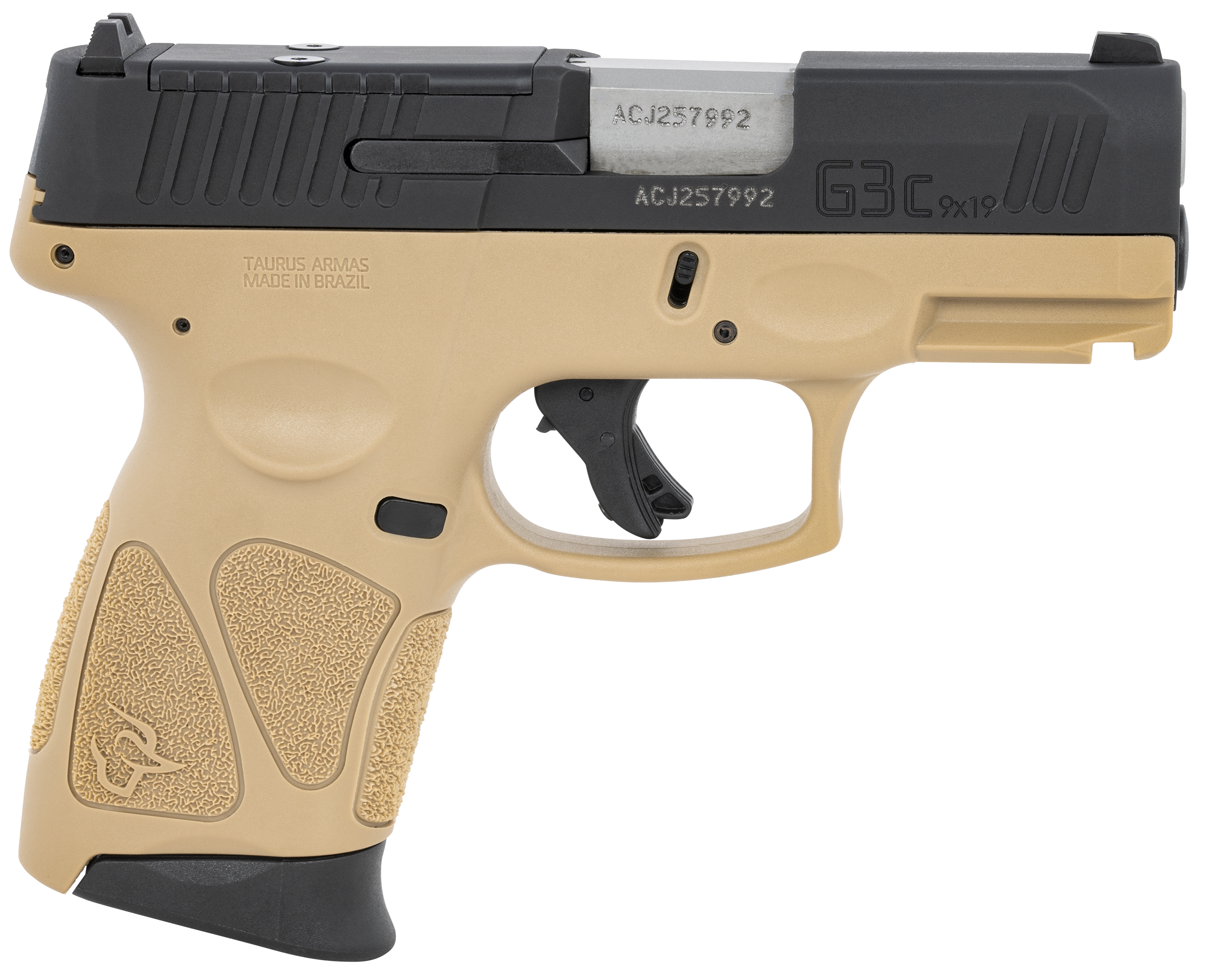 Taurus G3C T.O.R.O. 9mm 3.2" Barrel 12 Rounds Tan/Black