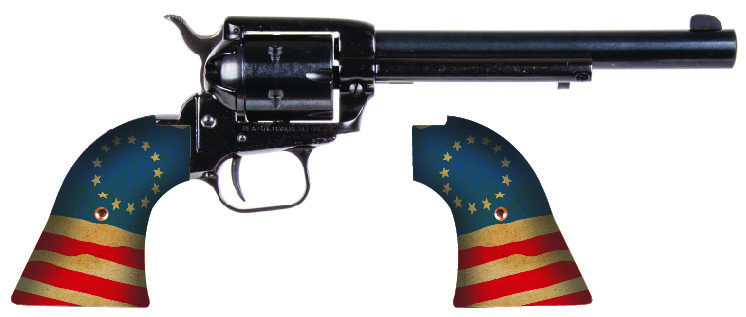 Heritage Rough Rider Revolver - Black | .22 LR | 16" Barrel | 6rd | Honor Betsy Ross Grips