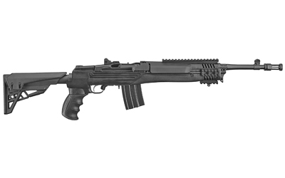 Ruger 5888 Mini-14 Tactical 5.56x45mm NATO 20+1 16.12"  Threaded Barrel w/Flash Suppressor, Blued Alloy Steel, ATI Strikeforce 6 Position Stock, Includes Picatinny Rail, 2 Magazines, Scope Rings - 5888 - 736676058884