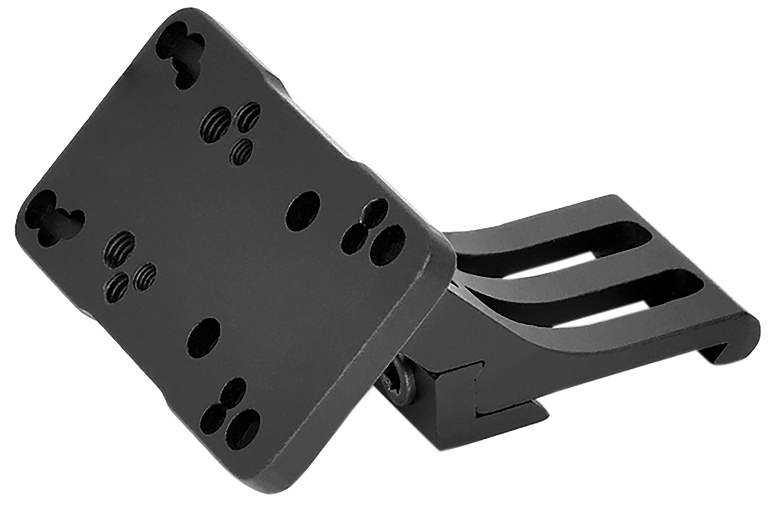 Warne Red Dot Riser 45 Degree Offset Reflex Picatinny Mount Aluminum Right Hand