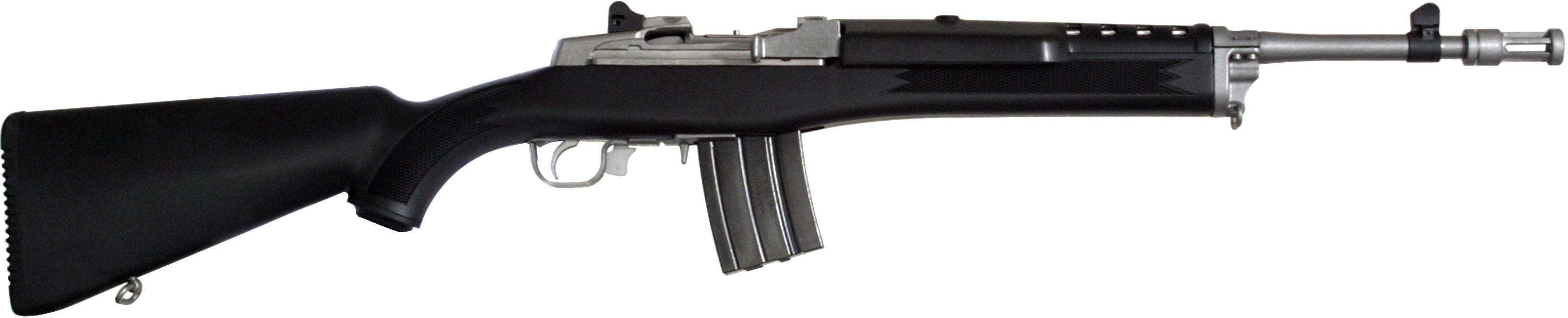 Ruger 5819 Mini-14 Tactical 223 Rem/5.56 NATO 20+1 16.10" Matte Stainless Threaded Barrel, Matte Stainless Steel Receiver w/Picatinny Rail, Black Synthetic Fixed Stock, Right Hand - 5819 - 736676058198