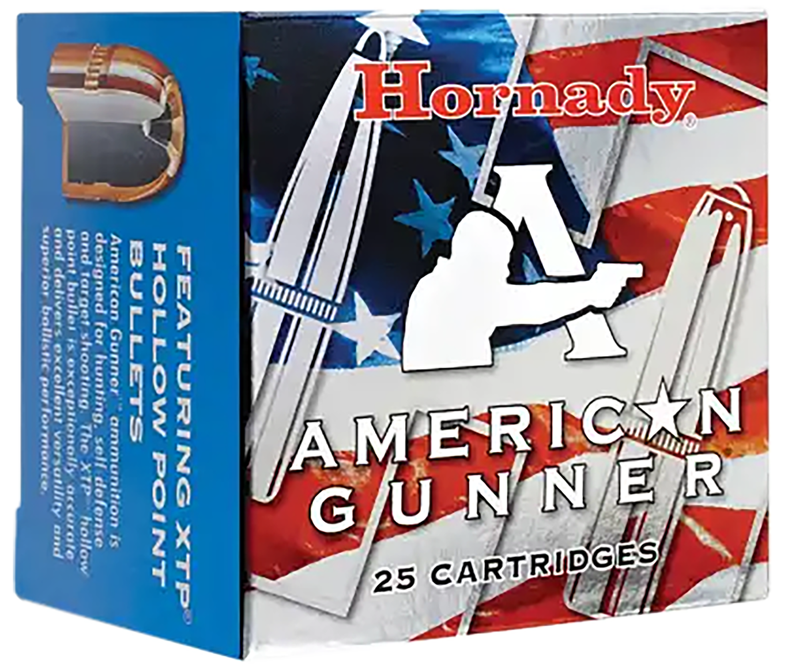 Hornady American Gunner Pistol Ammo 9mm Luger 115 gr. XTP Hollow Point 25 rd.