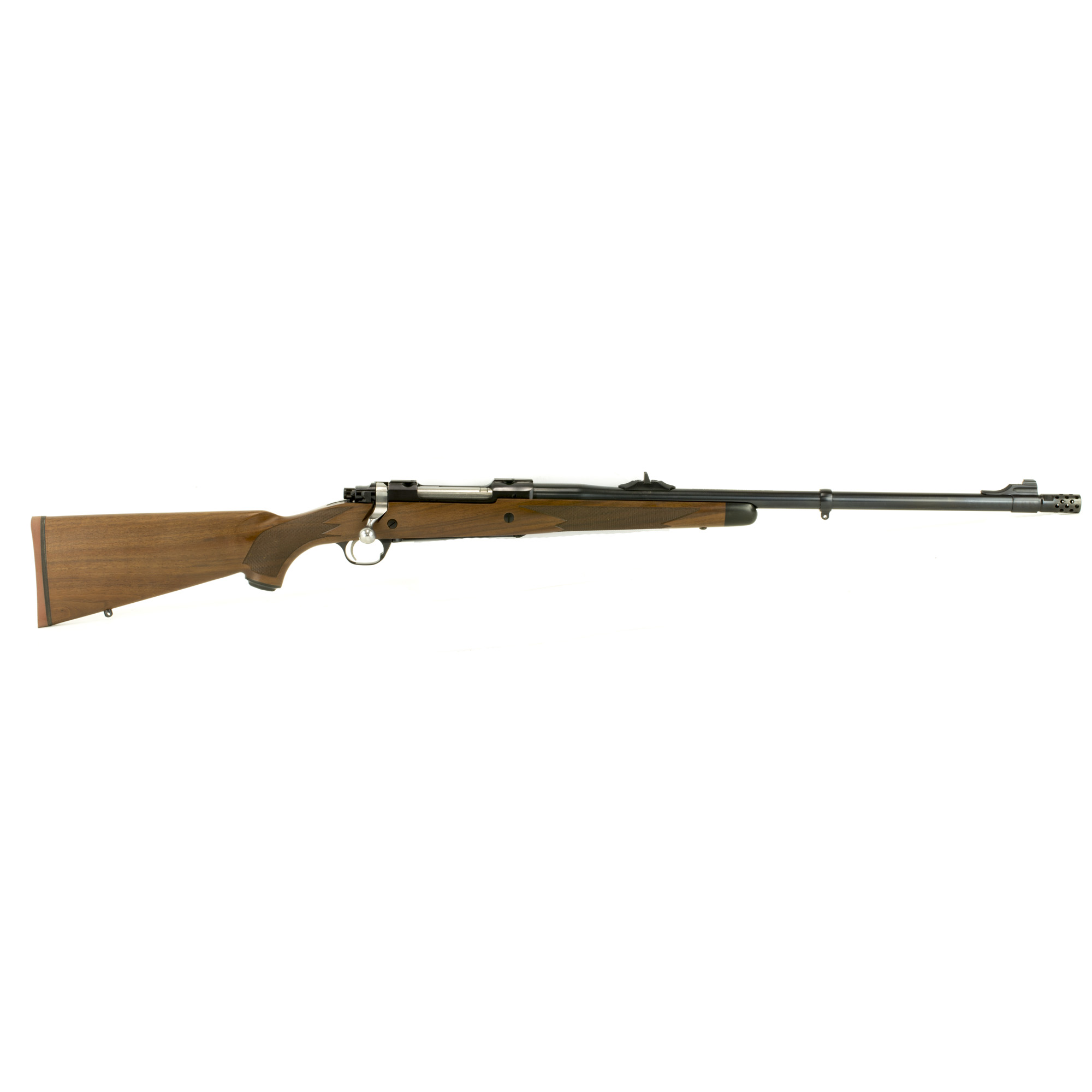 Ruger Hawkeye African 375 Ruger 23 inch 3 Round Satin Blued Walnut - 37186 - 736676371860