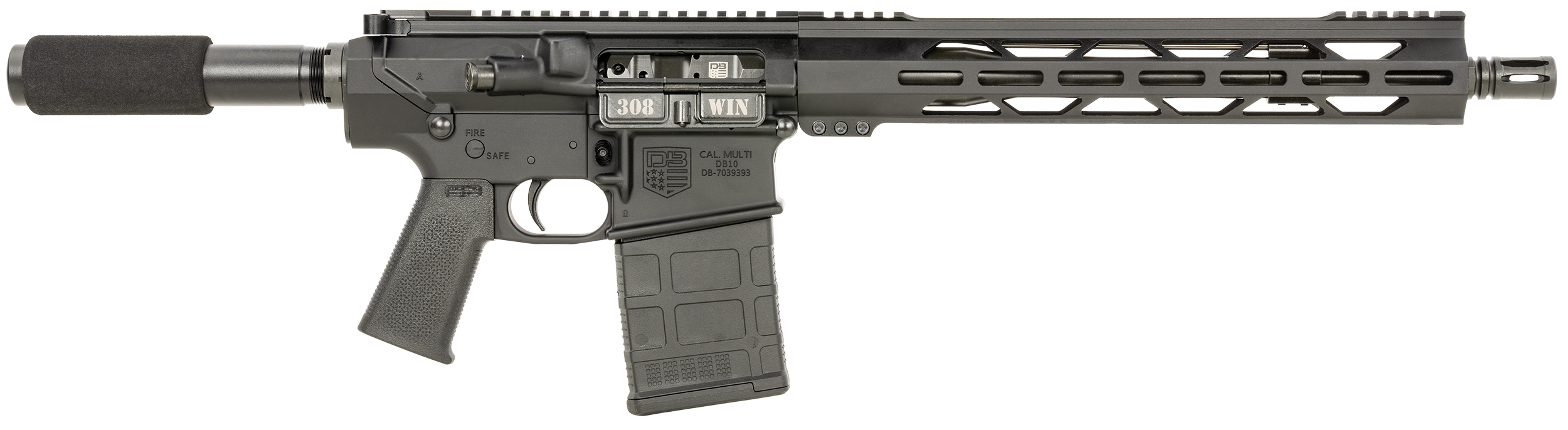 Diamondback DB10 308 Winchester 13.5" 20+1 Carbon Lower Black Finish