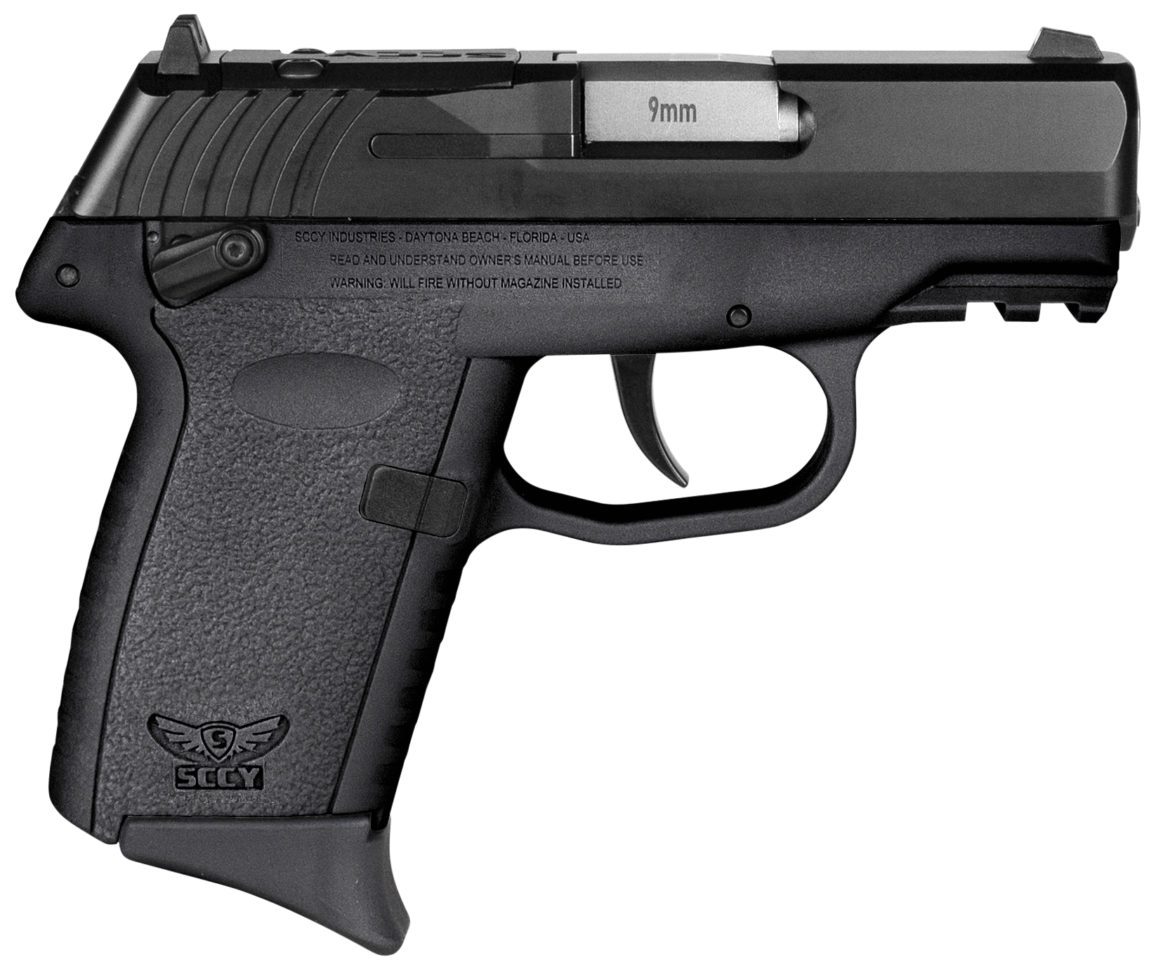 SCCY CPX-1 Gen 3 Sub-Compact Pistol - Black | 9mm | 3.1" Barrel | 10rd | Ambidextrous Safety | Red Dot Ready