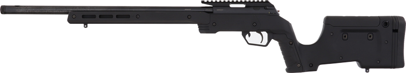 Anschutz 1761 APR HB 22 Long Rifle, 21.4in. Barrel, 10rd, MDT XRS Chassis, Heavy Thr. Barrel, Incl. 30 MOA Pic Rail - Black (NPN: 016864X)