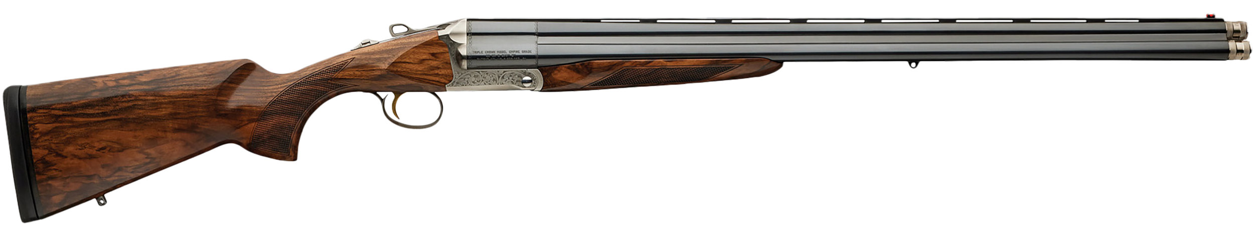 Chiappa Triple Crown Empire Grade Full Size, 28GA, 28in. Barrel, 3rd, Incl. 20 GA 28" Barrel. Wood Stock & Forend - Gray (930.354)