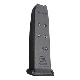 Glock G38 8rd 45 GAP Factory Original Drop-Free Magazine Polymer Glock G38 8rd 45 GAP Factory Original Drop-Free Magazine Polymer