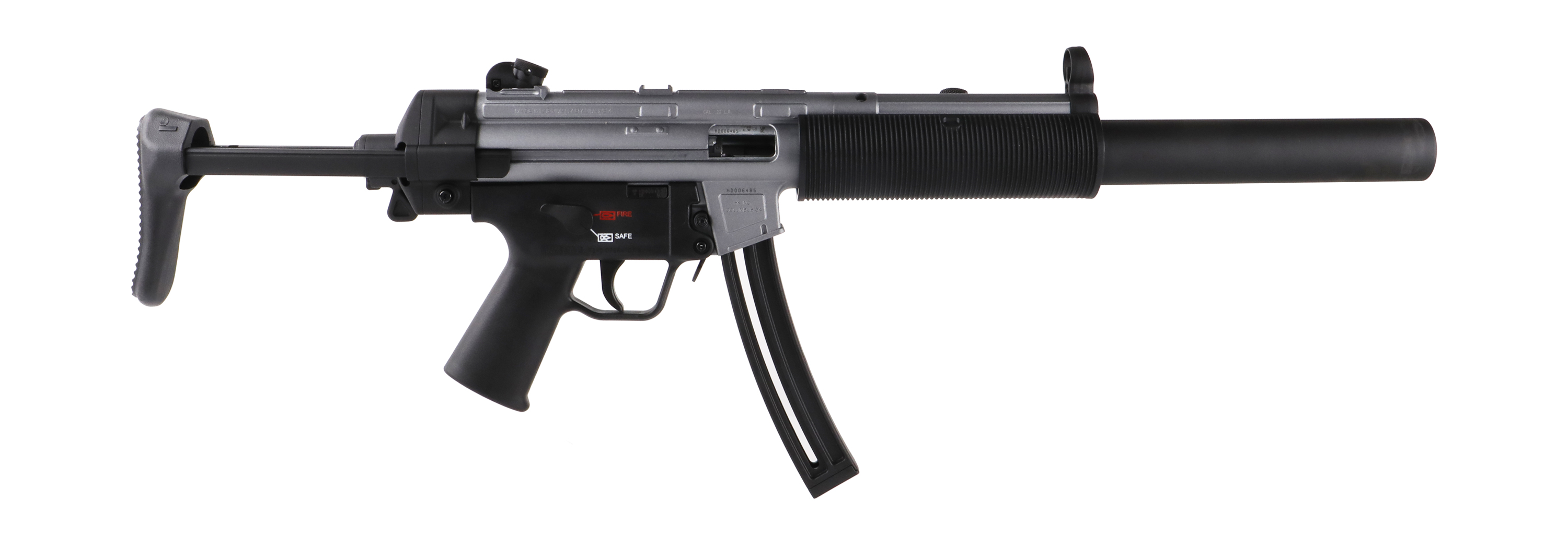 Heckler & Koch MP5 22 Long Rifle 16 Inch 10 Rounds Gray Finish