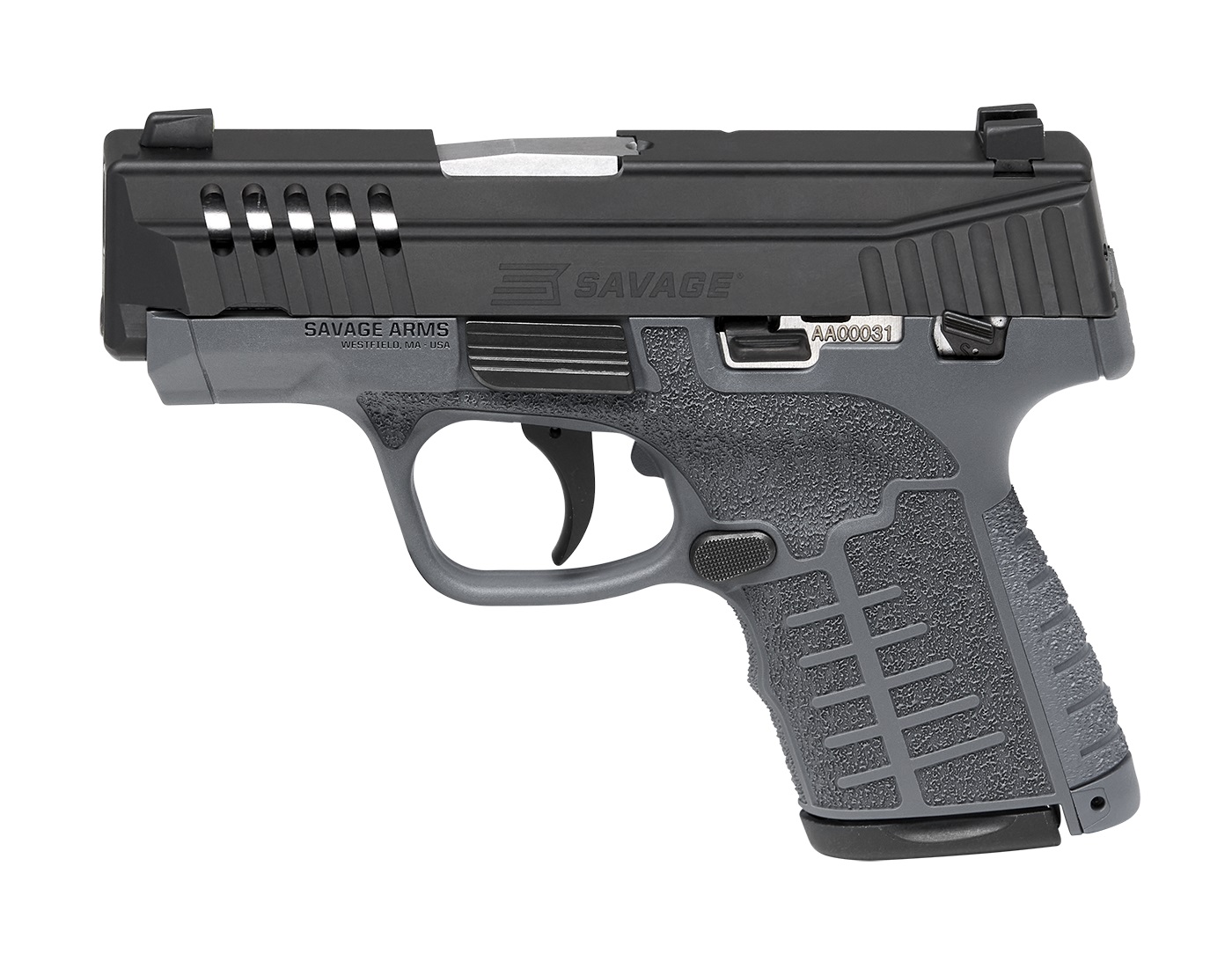 Savage Stance MC9MS 9mm 3.2 in. 7+1/10+1 Grey Pistol