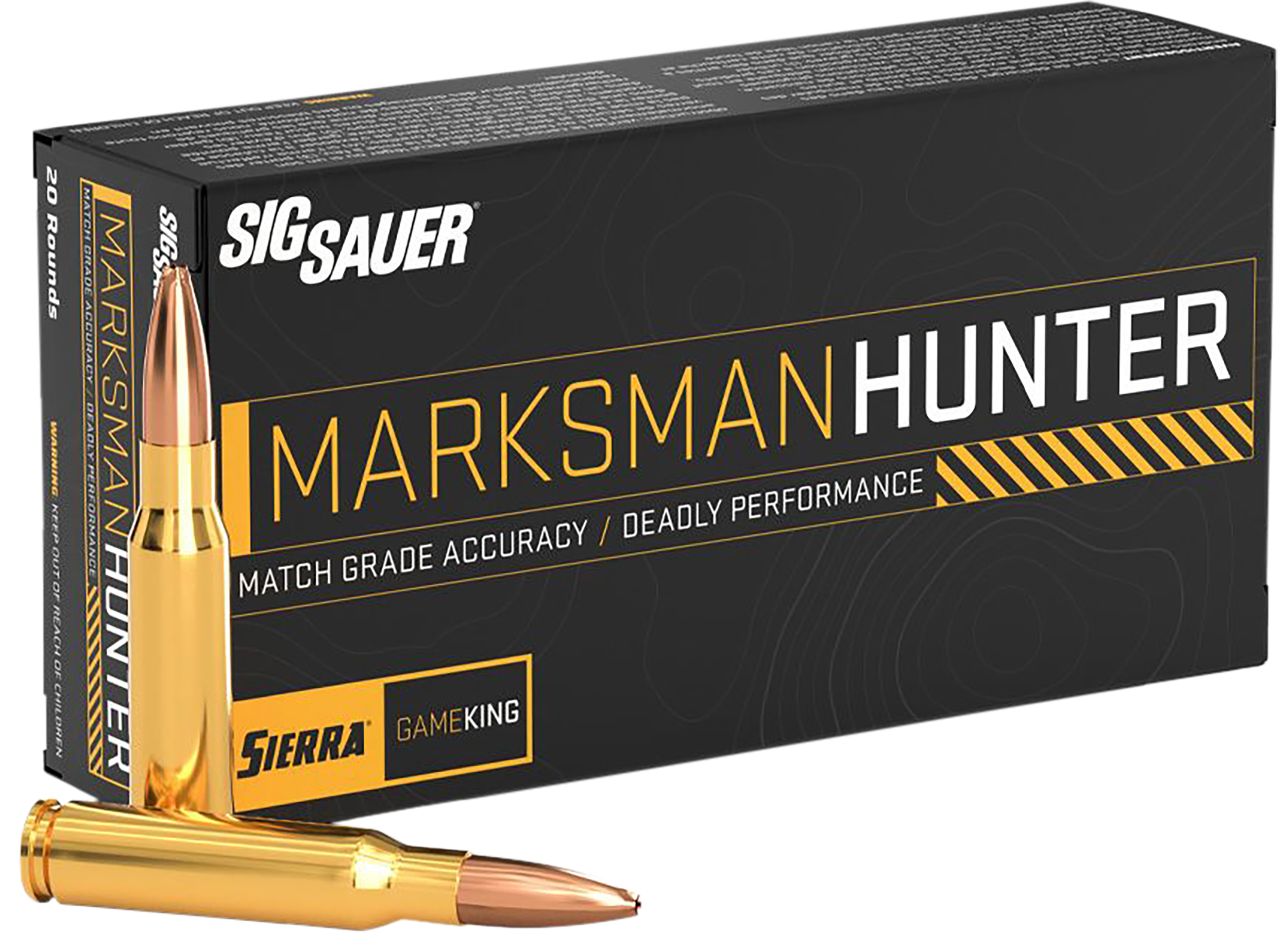 Sig Sauer Marksman Hunter 300 Winchester Magnum Boat Tail Hollow Point 165 Grain 20 Rounds