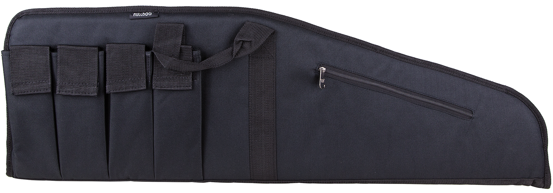 Bulldog BD420 Extreme Tactical 45" Black Water-Resistant Nylon, Tricot Lining, 4 External Velcro Magazine Pouches, Soft Padding Bulldog BD420 Extreme Tactical 45" Black Water-Resistant Nylon, Tricot Lining, 4 External Velcro Magazine Pouches, Soft Padding