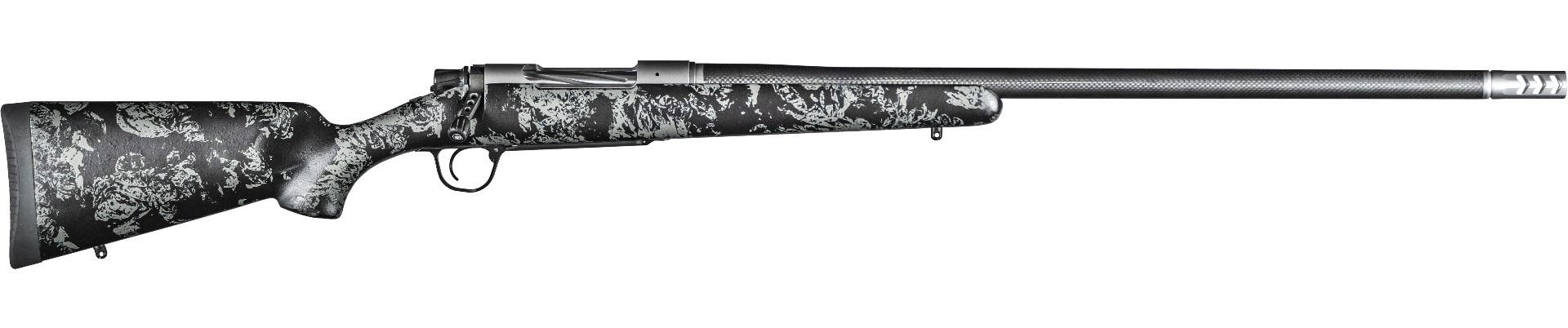 Christensen Arms 8010615900 Ridgeline FFT Full Size 300 PRC 3+1, 22" Stainless Steel Threaded Barrel, Stainless Aluminum Receiver, Black w/Gray Accents Fixed Sporter w/Flash Forged Technology Stock - 8010615900 - 696528091165