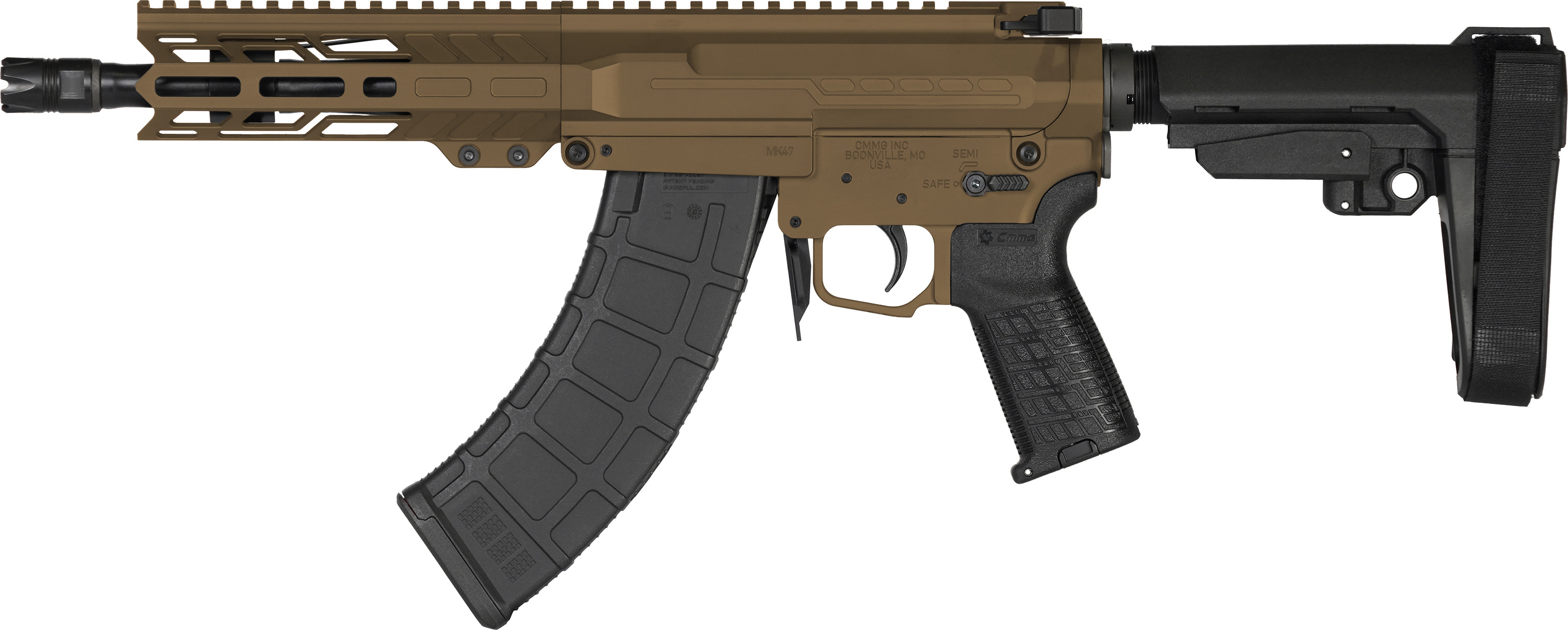 CMMG Banshee Mk47 7.62x39mm 12.5in 30rd Midnight Bronze