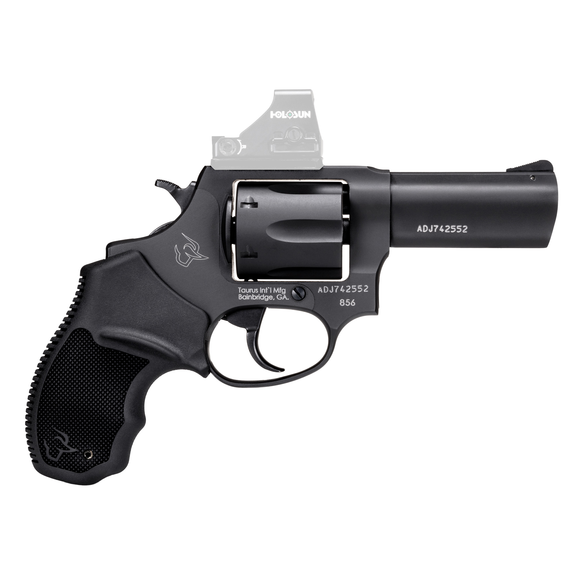 Taurus 856 TORO Revolver - Black | 38 Spl +P | 3" Barrel | 6rd | Rubber Grip | Includes Optic Mount - 2-856P31 - 725327634461