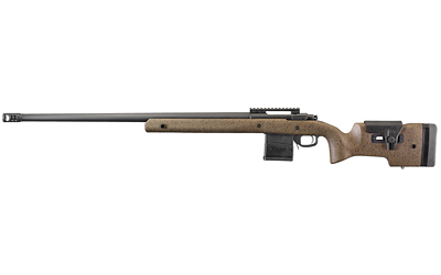 Ruger 57122 Hawkeye Long-Range Target Full Size 204 Ruger 10+1 26" Matte Black Steel Threaded Barrel, Picatinny Rail Steel Receiver, Black Speckled Brown Adj Comb & LOP Laminate Stock - 57122 - 736676571222