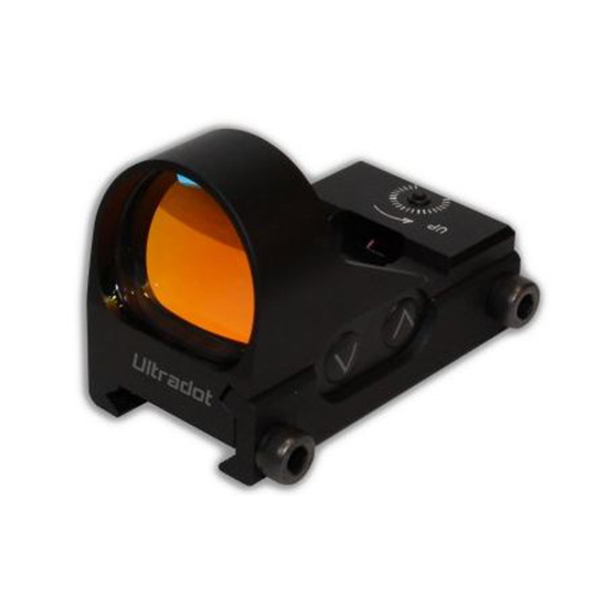 Ultradot Red Dot Sight 26mm Lens 4 MOA Dot AutoOff Brightness for Handguns Rifles Shotguns Bows