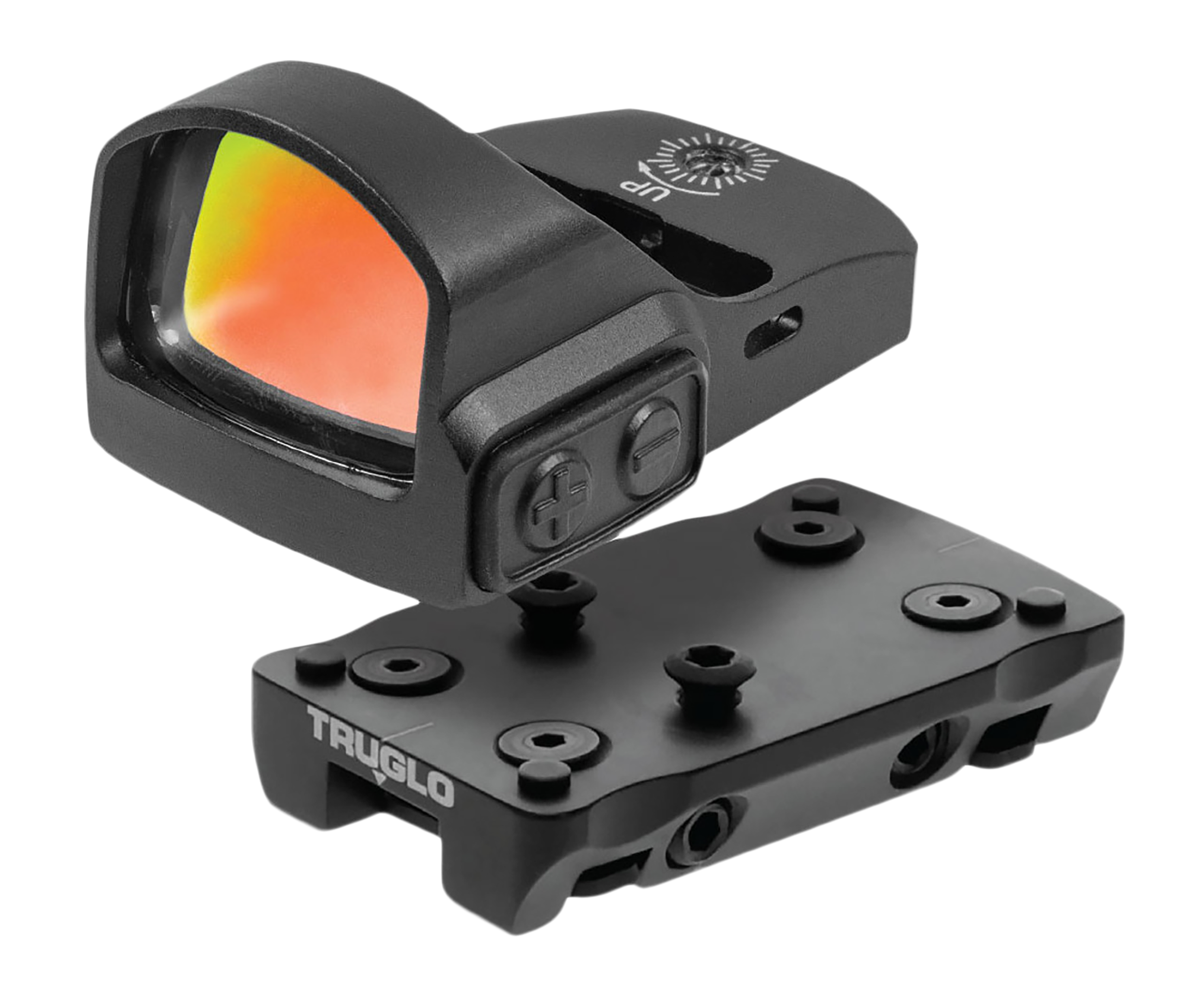 Truglo Trutec Micro RedDot 23mm 3MoA for Handheld Pistols Carbines Unlimited Eye Relief