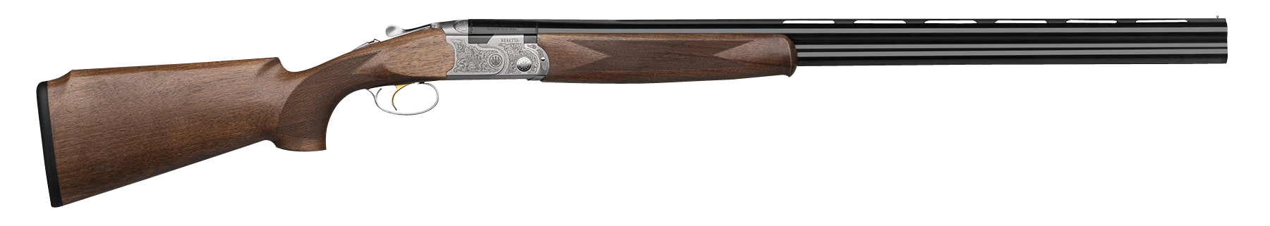 Beretta 686 Vittoria Silver Pigeon I 12GA, 28in. Barrel, 2rd, Wood Stock & Forend - Gray (J686FJ8V)