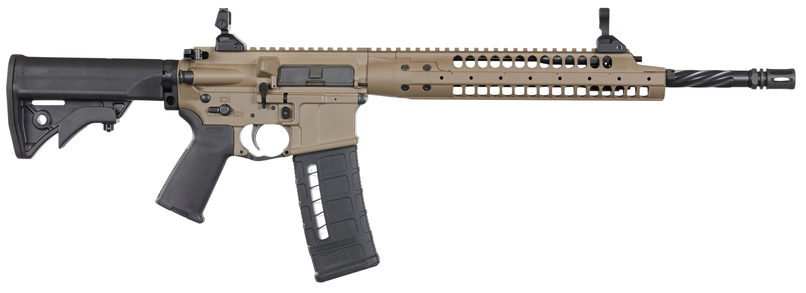 LWRC Six8 A5 6.8mm Rem SPC II 16.1in 30+1 Flat Dark Earth Cerakote