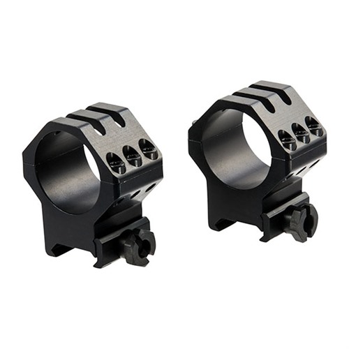 Weaver 6-Hole Aluminum Scope Rings Matte 30mm High Picatinny Fit