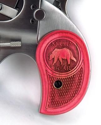 BOND ARMS Mama Bear 357 Magnum, 2.5in. Barrel, 2rd, Pink Grips - Stainless (BAMB) - BAMB - 855959008559
