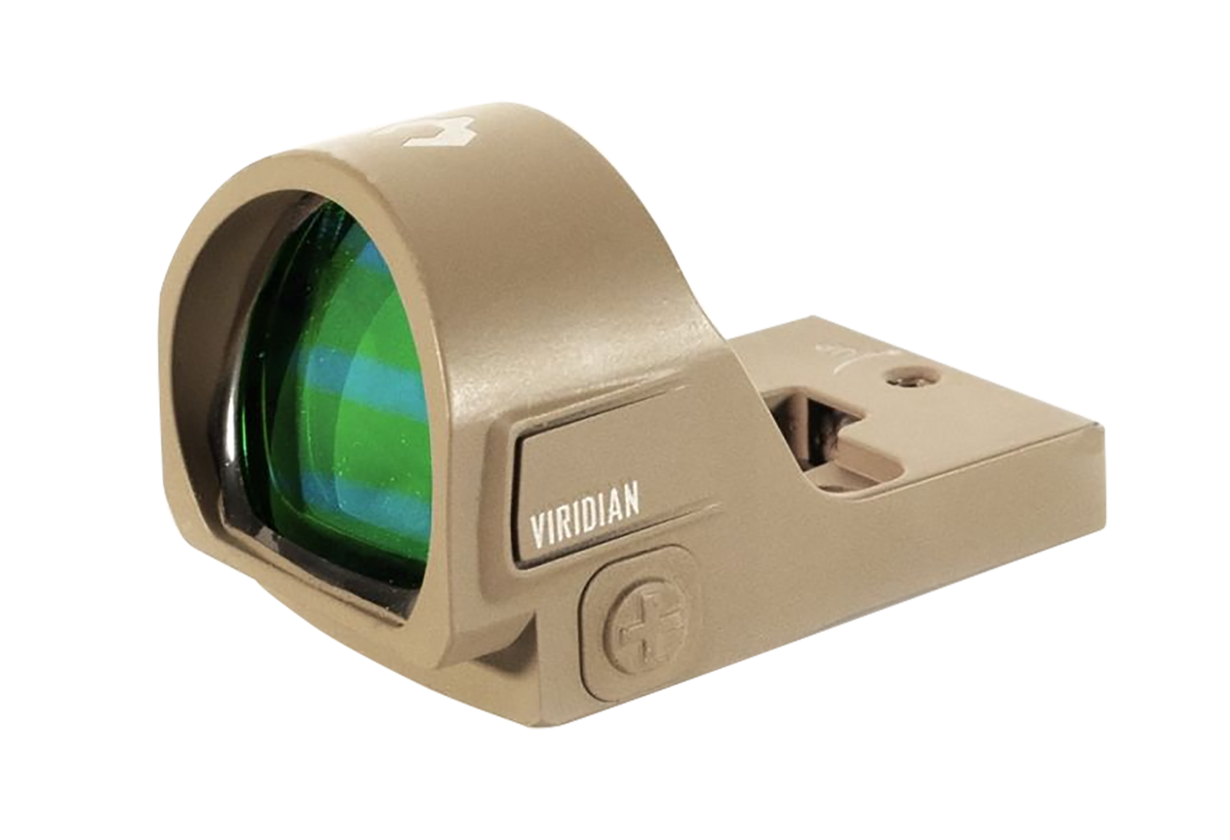 Viridian 9810145 RFX35  Flat Dark Earth 1 x 22 mm x 26 mm 3 MOA Green Dot