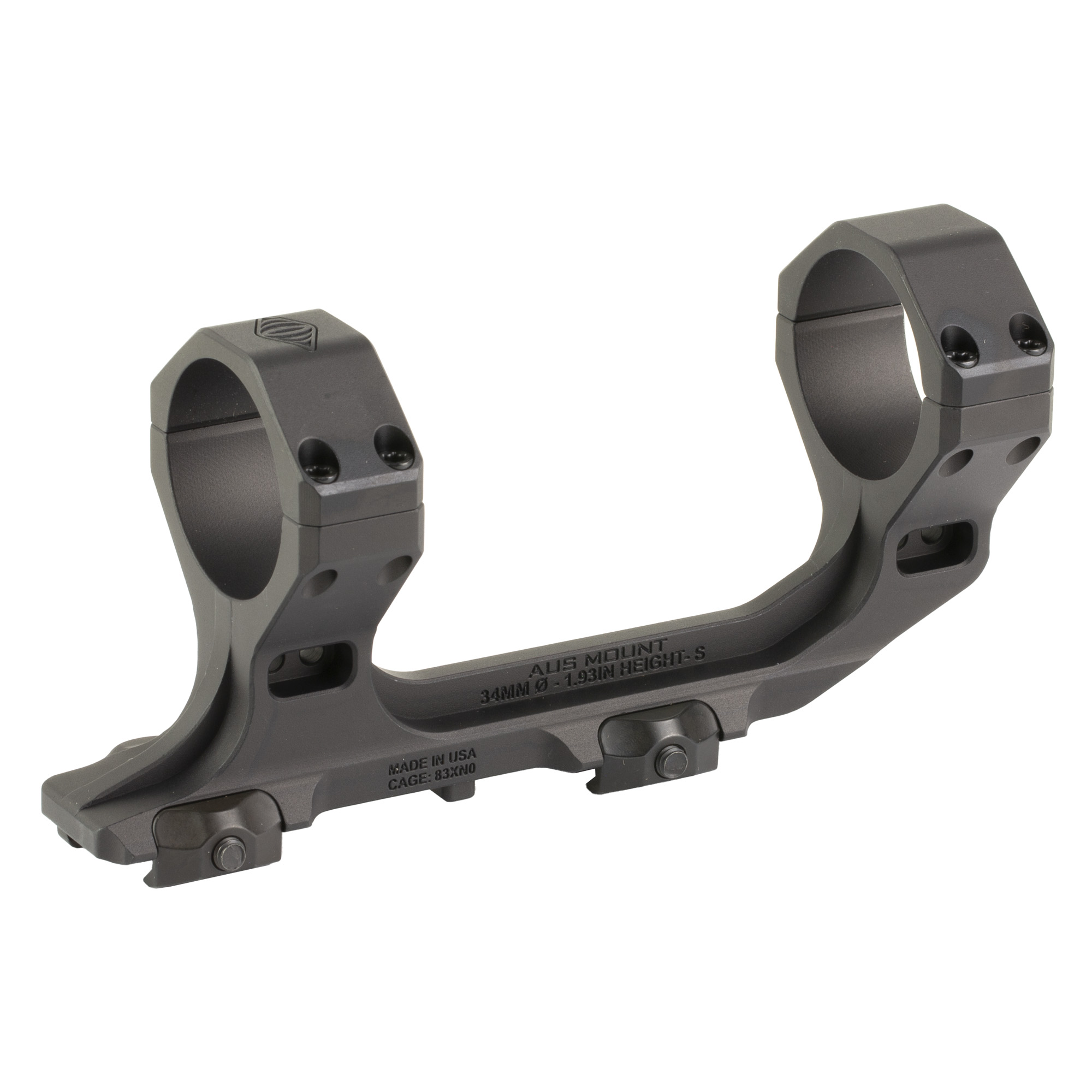 Reptilia Aus 34mm Mount 1.93in Picatinny Rail Optics Alignment