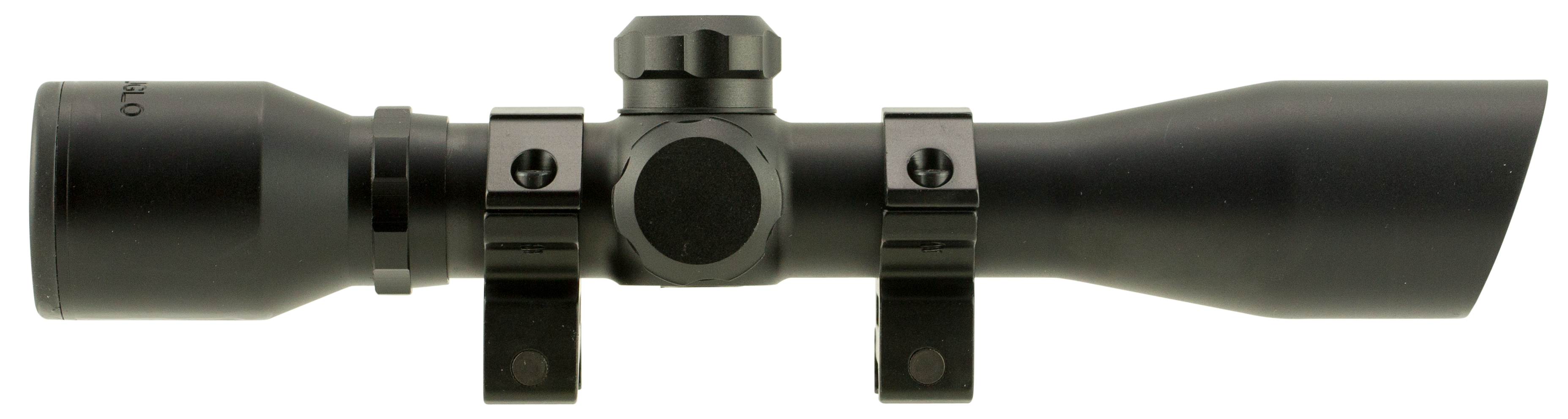 TruGlo TG8504BD Compact  Black Anodized Matte Black 4x 32mm 1" Tube Diamond Reticle