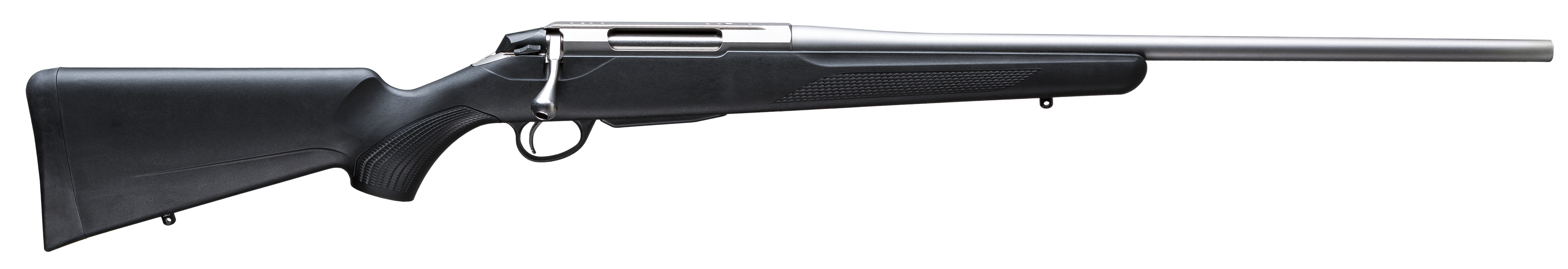Tikka JRTXB314R8 T3x Lite 22-250 Rem 3+1 22.40" Stainless Steel Barrel, Drilled & Tapped Stainless Steel Receiver, Black Fixed Synthetic Stock