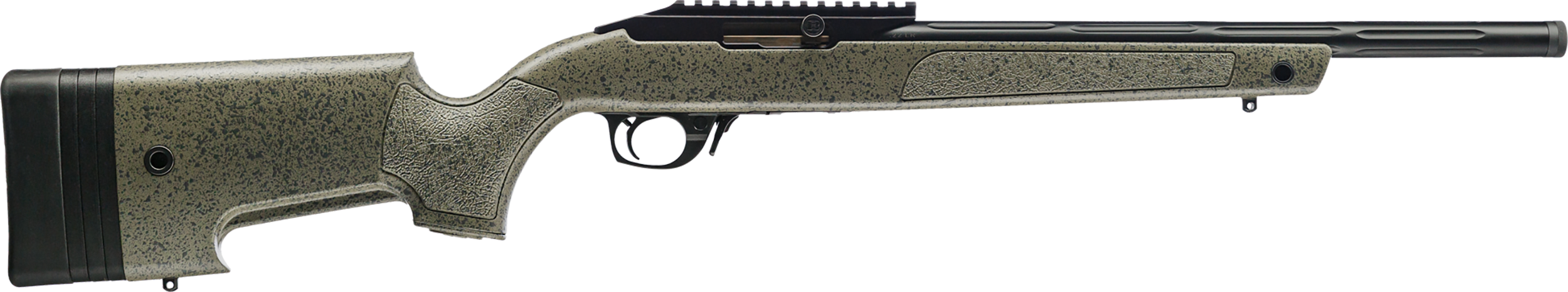 Bergara BXR Rifle 22LR 16.5 in 10 Rounds Green/Cerakote