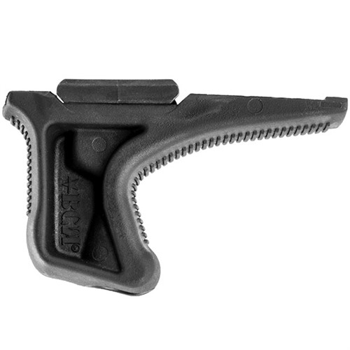 BCM KAG1913BLK BCMGunfighter Kinesthetic Angled Grip Made of Polymer With Black Textured Finish for Picatinny Rail
