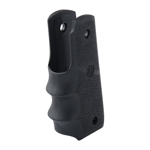 Hogue 82080 Rubber Grip  Black Rubber for Ruger Mark II 22/45