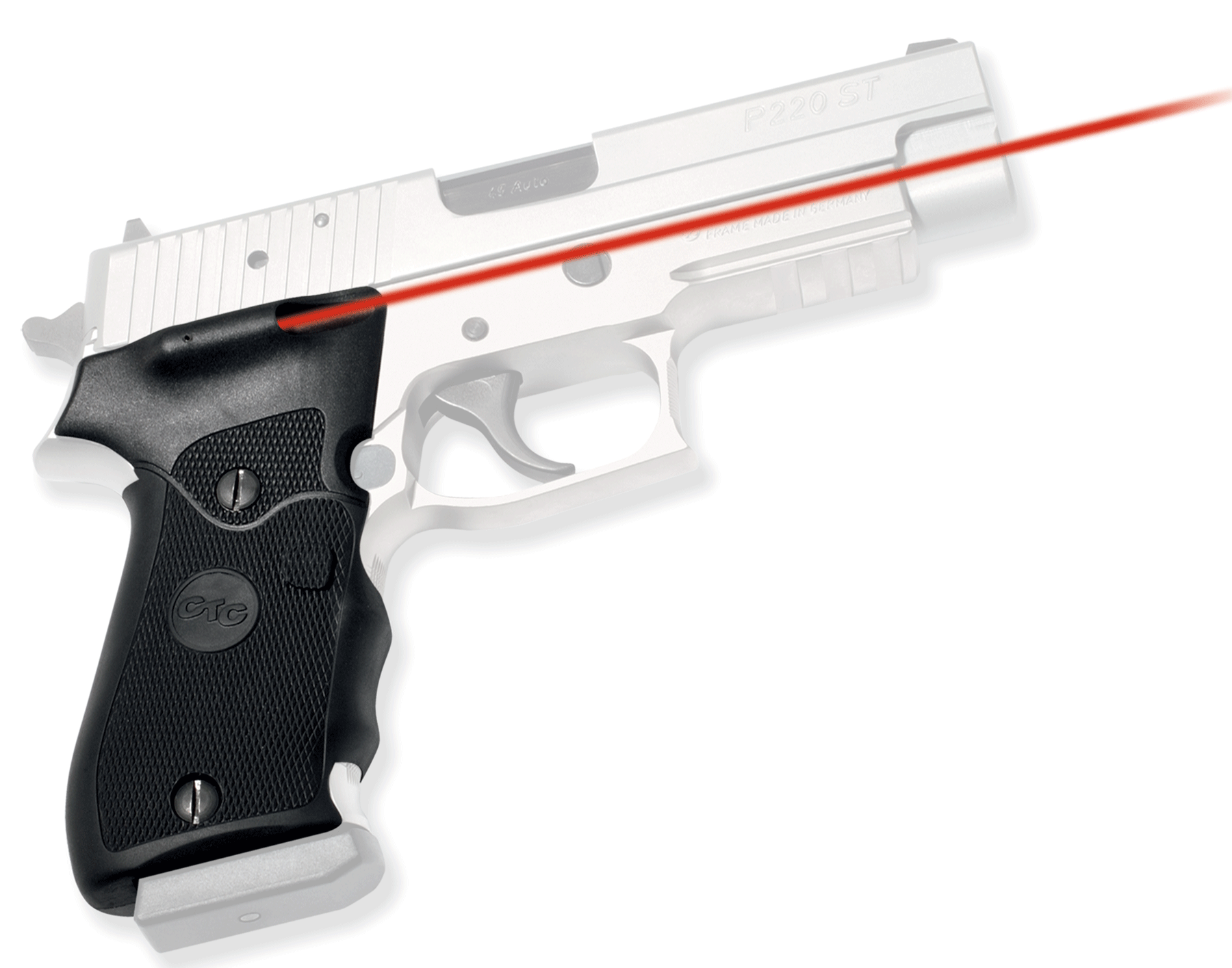 Crimson Trace Lg-Lasergrips Black Red Laser for Sig Sauer P220