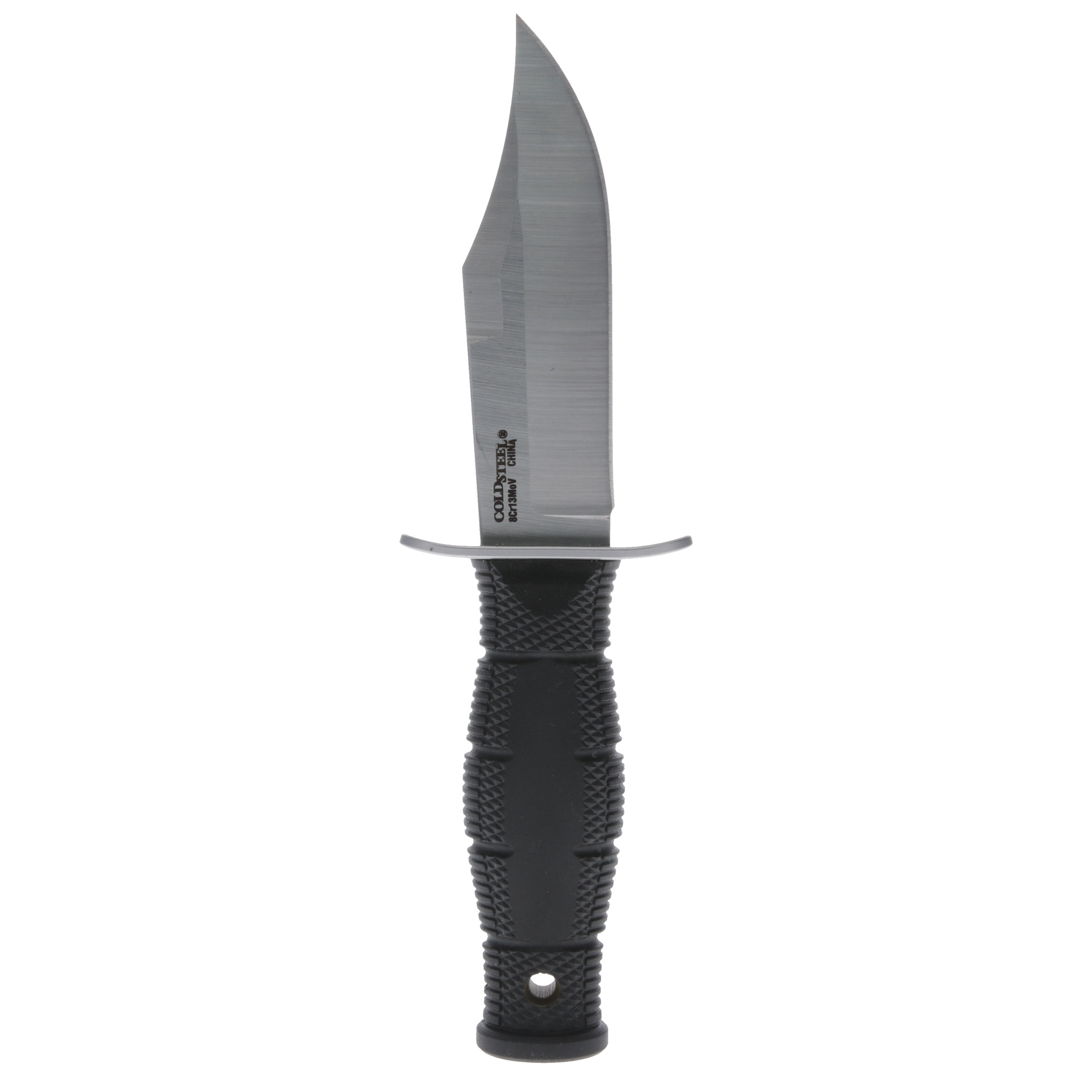 Cold Steel CS39LSAB Leatherneck  Mini 3.50" Fixed Clip Point Plain 8Cr13MoV SS Blade/3.25" Black Contoured Kray-Ex Handle Includes Sheath - CS39LSAB - 705442019992