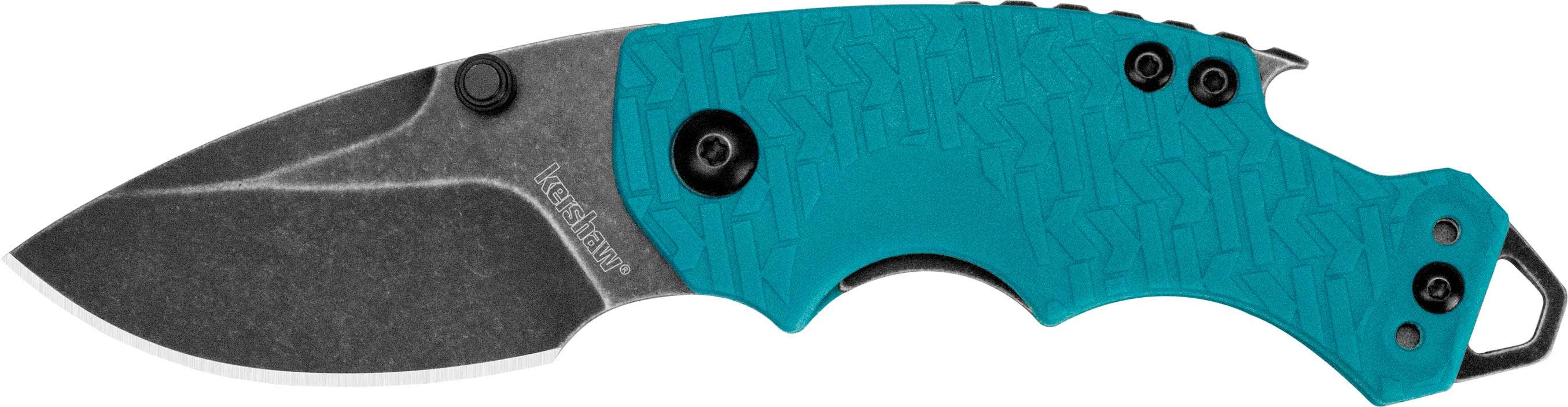 Kershaw Shuffle Knife - Blackwash Finish / Teal - 8700TEALBW - 087171038728