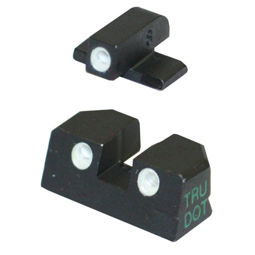 Meprolight USA 101103101 Tru-Dot  Green Tritium White Outline Front Sight-Green Tritium White Outline Rear Sight Sig Sauer P-Series