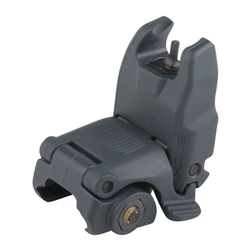 Magpul MAG247-GRY MBUS Sight Front  Stealth Gray Polymer, Spring-Loaded Flip Up for AR15/ M16