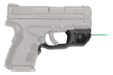 Crimson Trace 01-6330-1 LG-496G Green Laserguard  Black Springfield Armory XD MOD.2