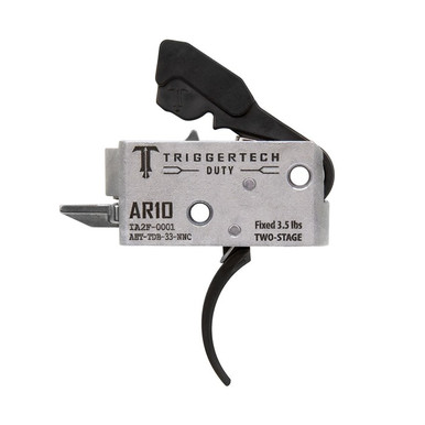 TriggerTech AHTTDB33NNC Duty  Curved Trigger Two-Stage 3.50 lbs Draw Weight Fits AR-10