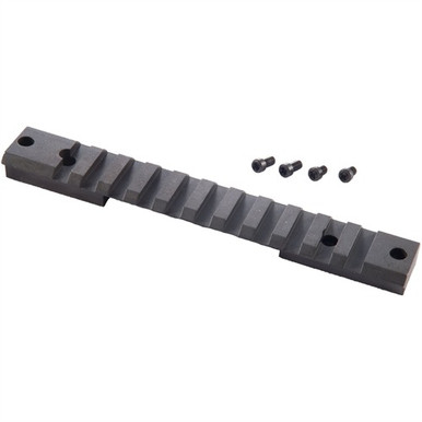 Warne M673M Remington 700 Tactical Rail Matte Black Short Action 0 MOA