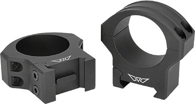 Warne 8502M  Hyperlite Matte Black 1" High
